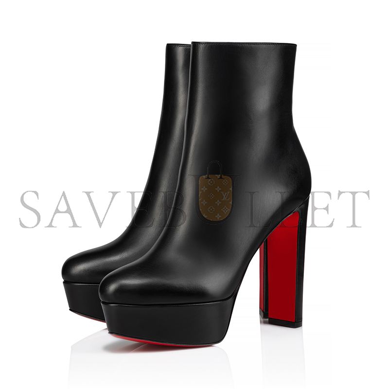CHRISTIAN LOUBOUTIN LOO BOOTY 130MM ANKLE BOOTS 3240926BK01